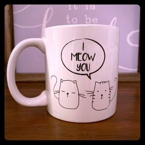 NEW 🐱 CAT Lover ❤️ I Meow You ☕️ Coffee Mug